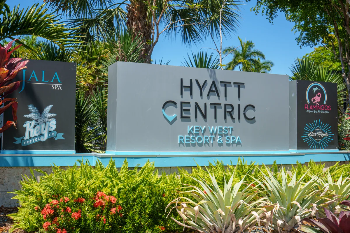 Hyatt Centric Key West Resort & Spa sign