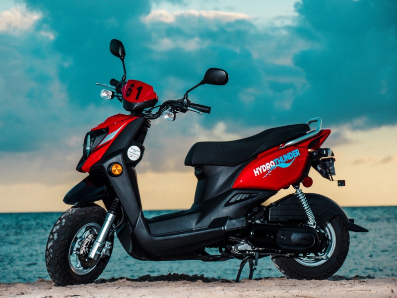 Scooter rental ready for adventure