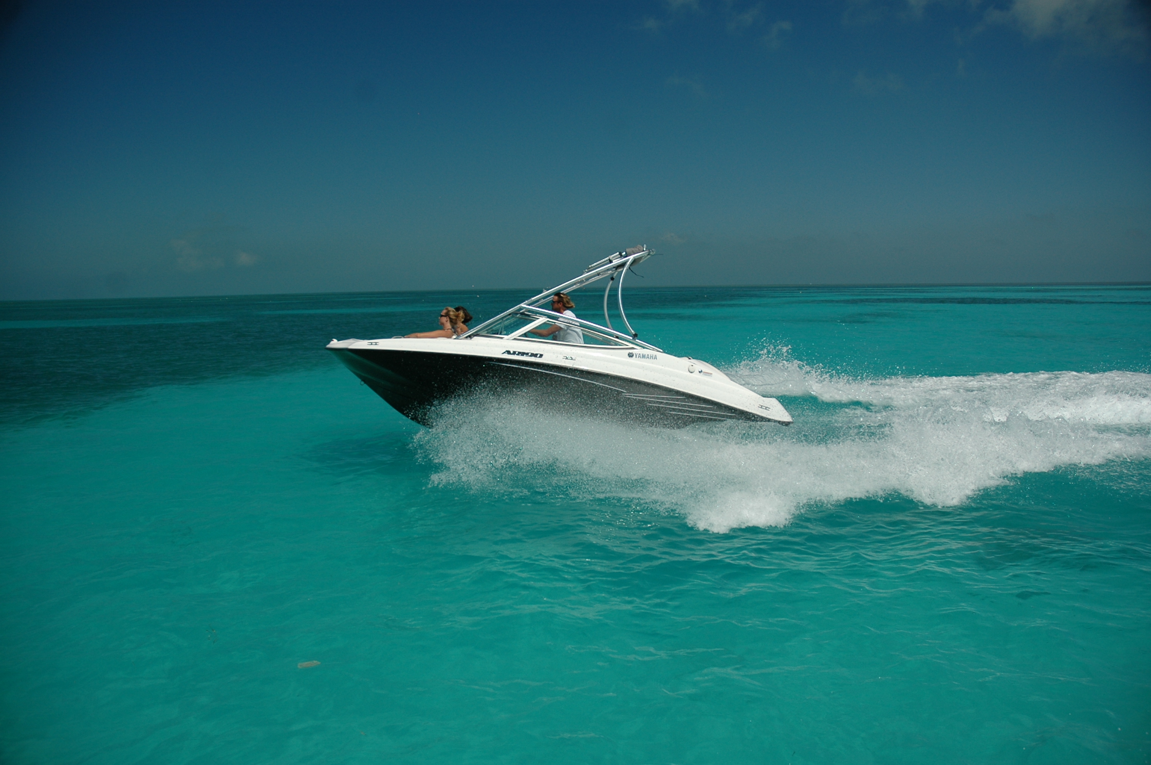 Photo Shoot Boats 604 HydroThunder Key West Rentals, Scooters